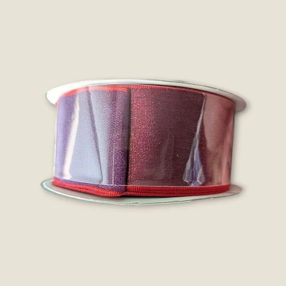 Bundle Of Colorful Crate&Barrel Wired Gift Wrapping Ribbon